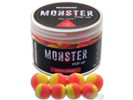 MONSTER Pop Up Big Carp - Červený losos