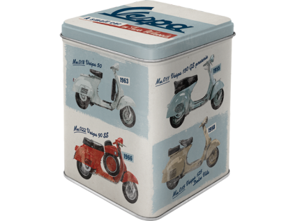Dóza na čaj - Vespa (Model Chart)