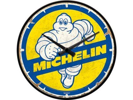 Nástěnné hodiny - Michelin - Bibendum 80s