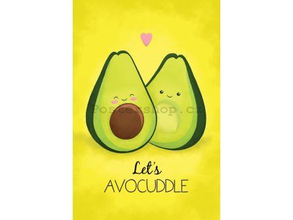 47953 plakat avocado let s avocuddle