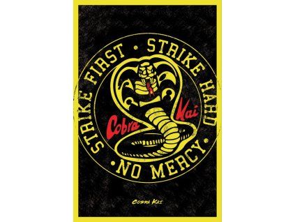 57192 plakat cobra kai emblem