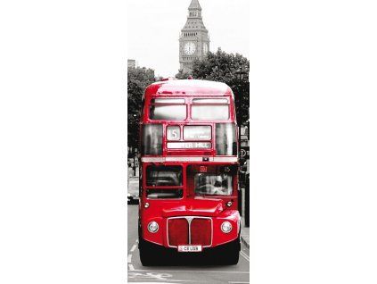 Fototapeta samolepící: Double-decker - 211x91 cm