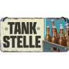 Závěsná cedule: Tankstelle - 20x10 cm
