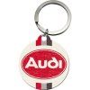 Retro klíčenka kulatá - Audi Logo