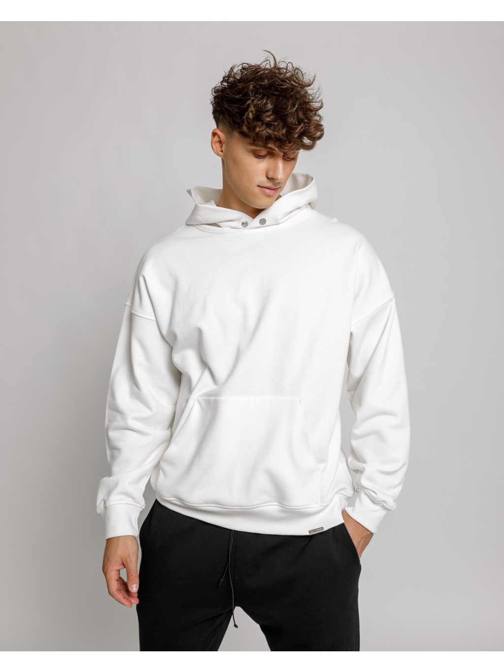 Oversized Hoodie Deep - white - DON LEMME