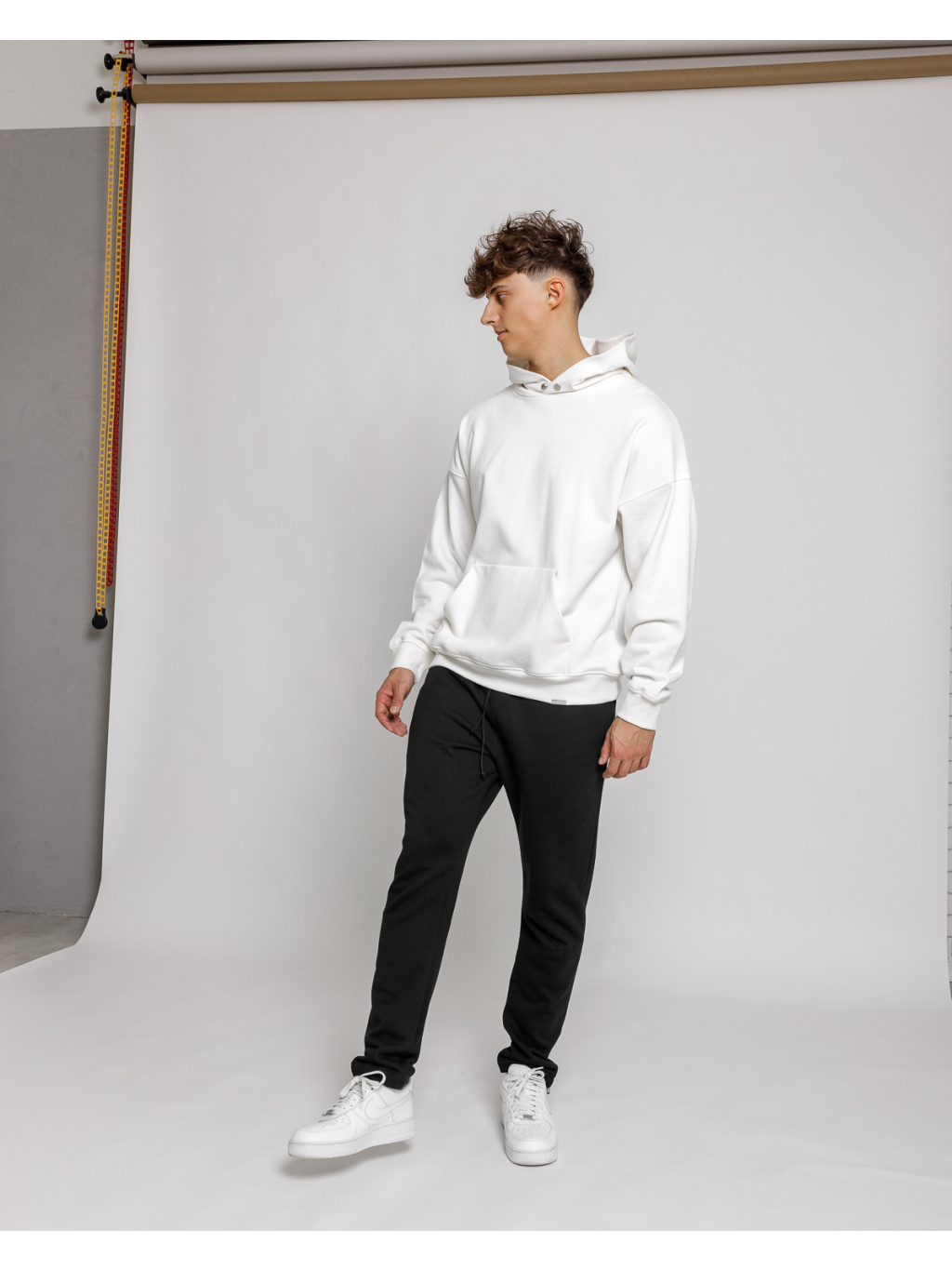 Oversized Hoodie Deep white DON LEMME