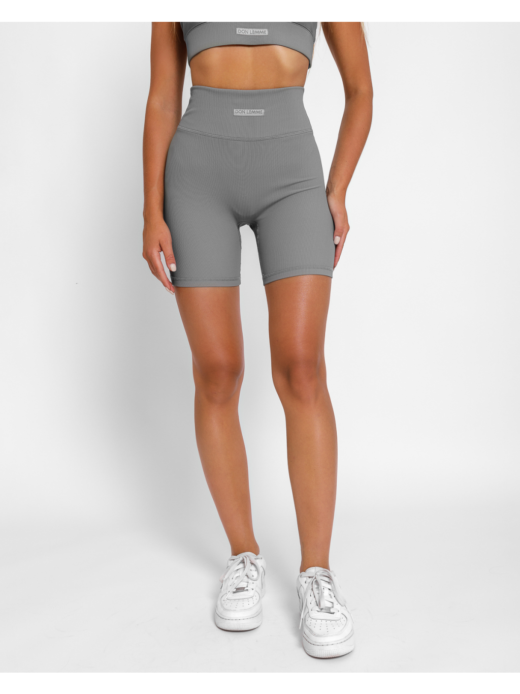 Grey short biker deals shorts
