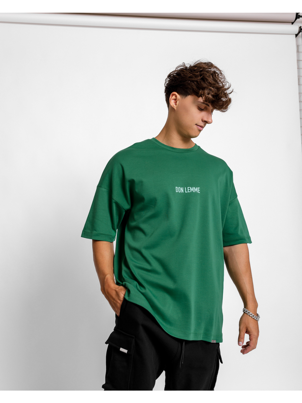Oversized T-shirt Fluid green 