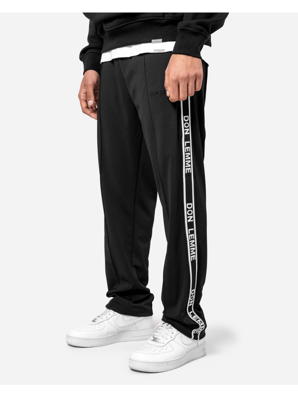 EPTM - Piping Flared Track Pants (Black/White) – Octane