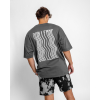 Oversized T-shirt Fluid - grey