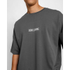 Oversized T-shirt Fluid - grey