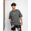 Oversized T-shirt Fluid - grey