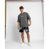 Oversized T-shirt Fluid - grey