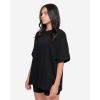 Women oversized t-shirt Youth - black