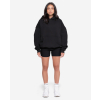 Women hoodie oversized fit Note - black