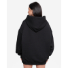 Women hoodie oversized fit Note - black