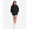 Women hoodie oversized fit Note - black