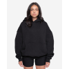 Women hoodie oversized fit Note - black