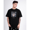 Oversized T-shirt Fame - black (Size L)
