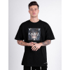 Oversized T-shirt Fame - black (Size L)