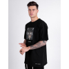 Oversized T-shirt Fame - black (Size L)