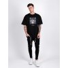 Oversized T-shirt Fame - black (Size L)