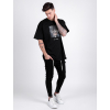 Oversized T-shirt Fame - black (Size L)