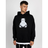 Oversized Mikina Panda - černá