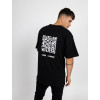 Oversized Triko QR Code - černé