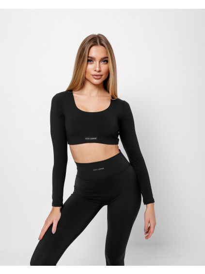 Sport top Wavy - black (Méret One size)