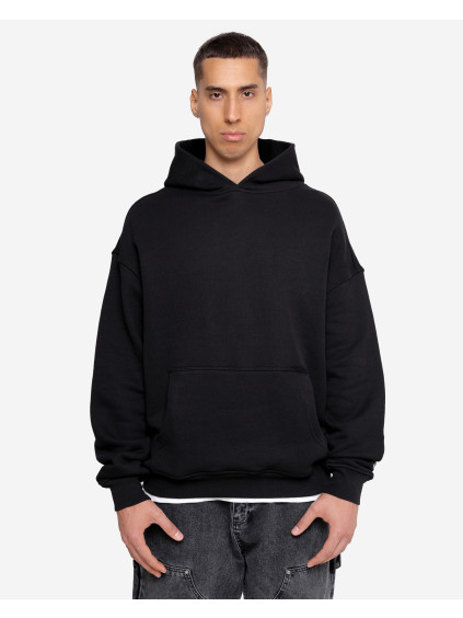 Mikina oversized fit Note - black (Méret XL)