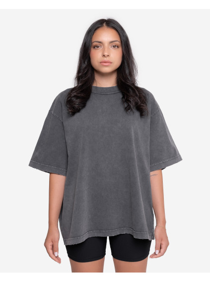 Női póló oversized fit Grind - washed grey (Méret XL)