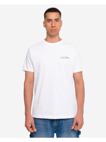 Pánské regular fit triko Accent - white (Velikost XL)