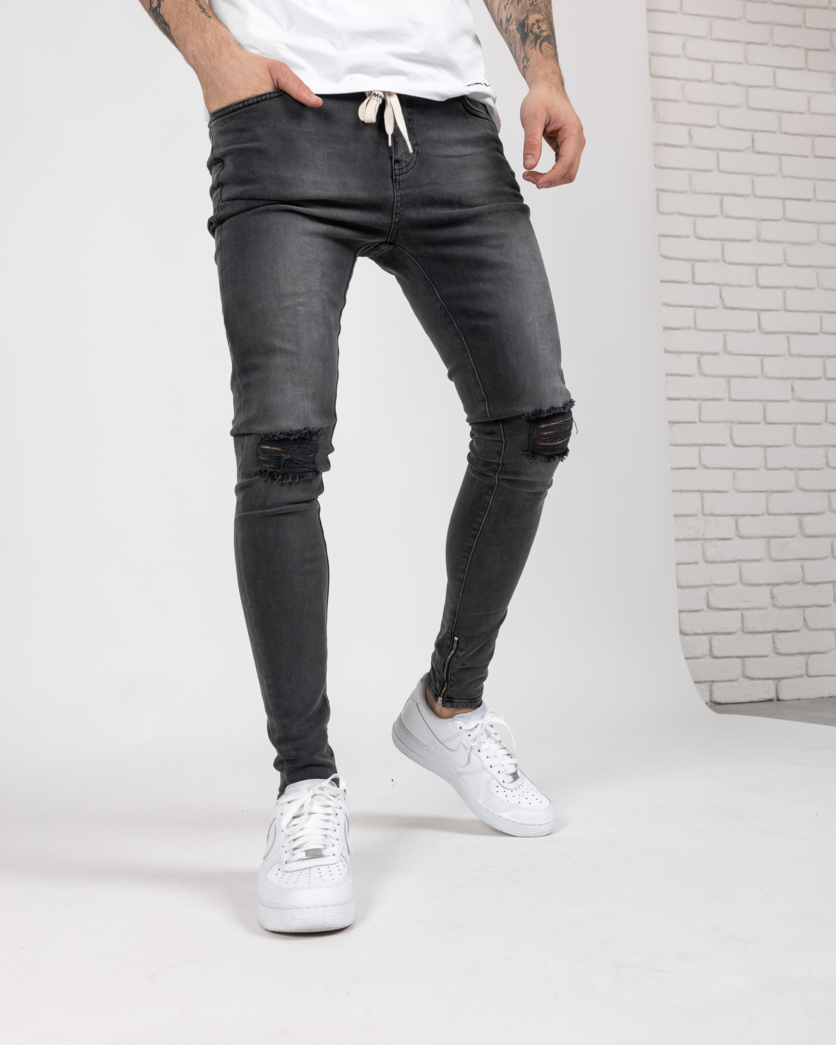 Don Lemme Farmernadrág Her - Grey Méret: 28L