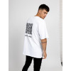 Oversized Póló QR Code - fehér
