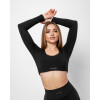 Sport top Wavy - black (Méret One size)