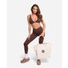 Leggings V-shape - brown (Méret One size)