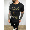 Póló Less - fekete