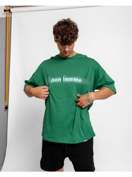 Oversized Tricou Explore - green