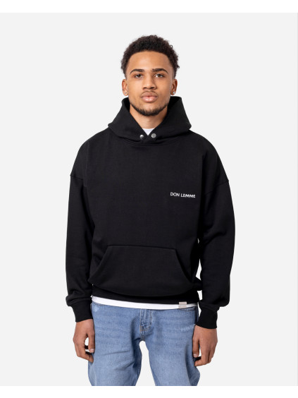 Oversized Hanorac Steady - black (Mărime XL)