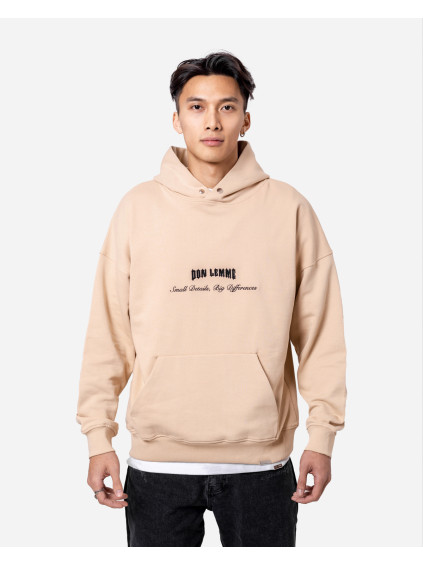 Oversized Hanorac Differences - beige (Mărime XL)