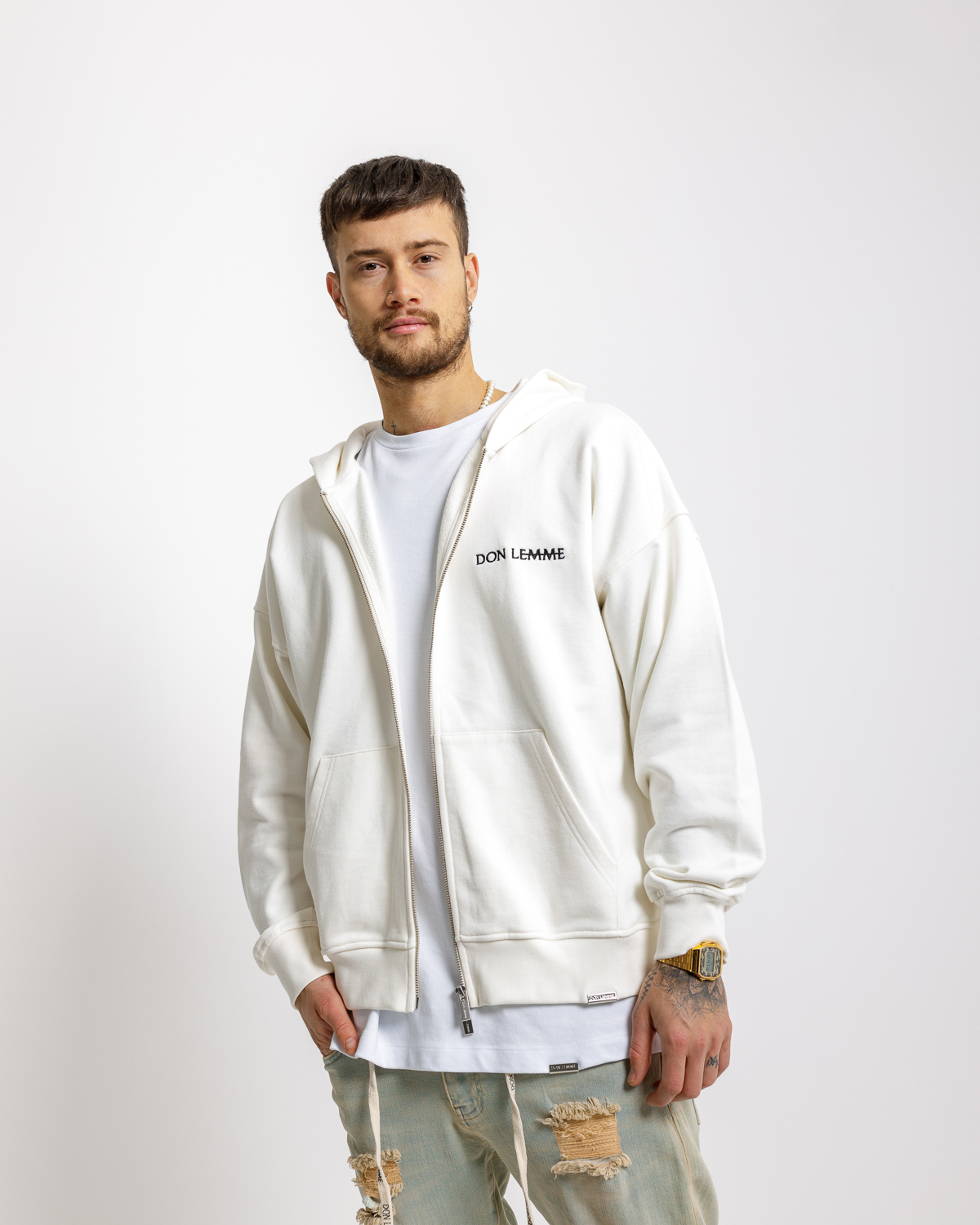 Unisex Hanorac Seek - white