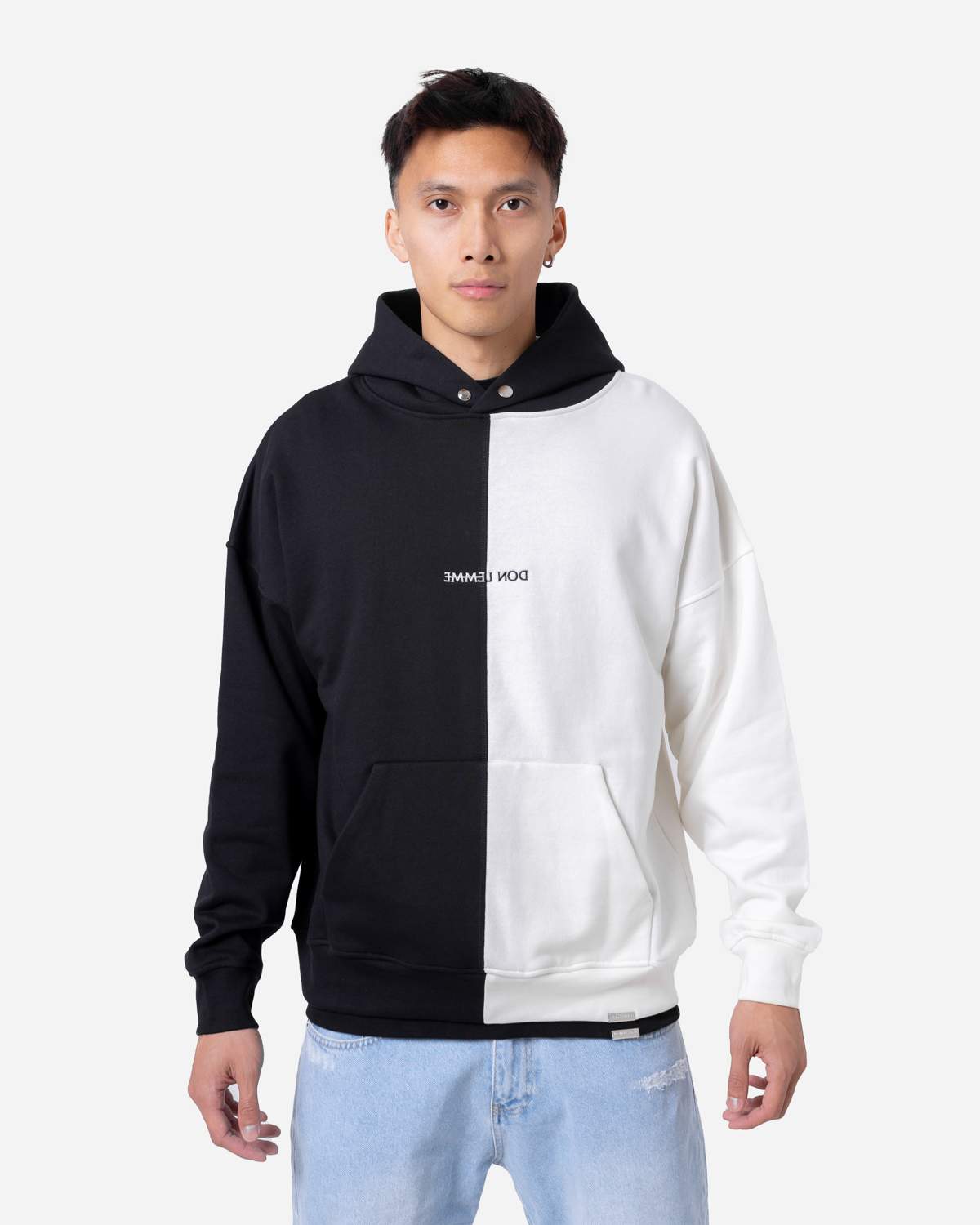 Hanorac Oversized Versa - black/white