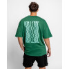 Oversized Tricou Fluid - green