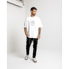 Oversized Tricou Silence - white (Mărime XL)