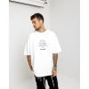 Oversized Tricou Silence - white (Mărime XL)