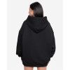 Dámská mikina oversized fit Note - black (Mărime XL)