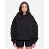 Dámská mikina oversized fit Note - black (Mărime XL)