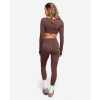 Leggings V-shape - brown (Mărime One size)