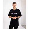 Tricou Oversized Glitch - negru